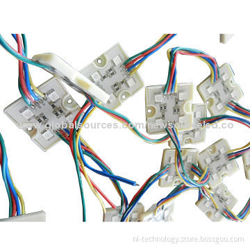 36*36 4-piece Plastic Shell SMD5050 Water-resistant RGB LED Module for Channel Letter Signage